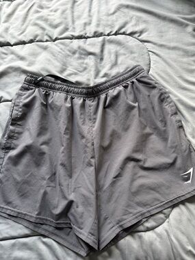 Gymshark Gray Athletic Running Shorts